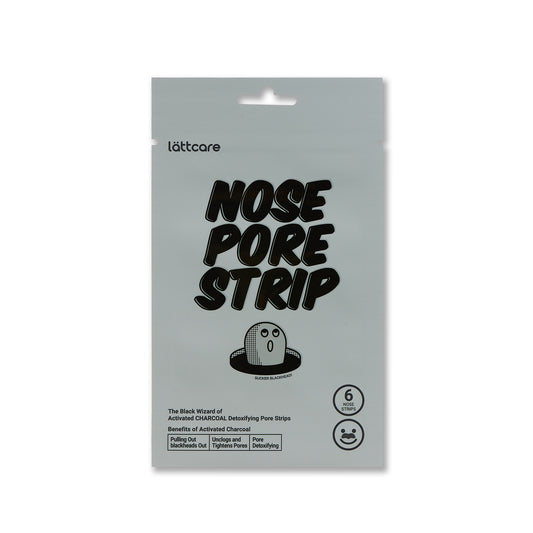 lattcare Charcoal nose pore strips -6P