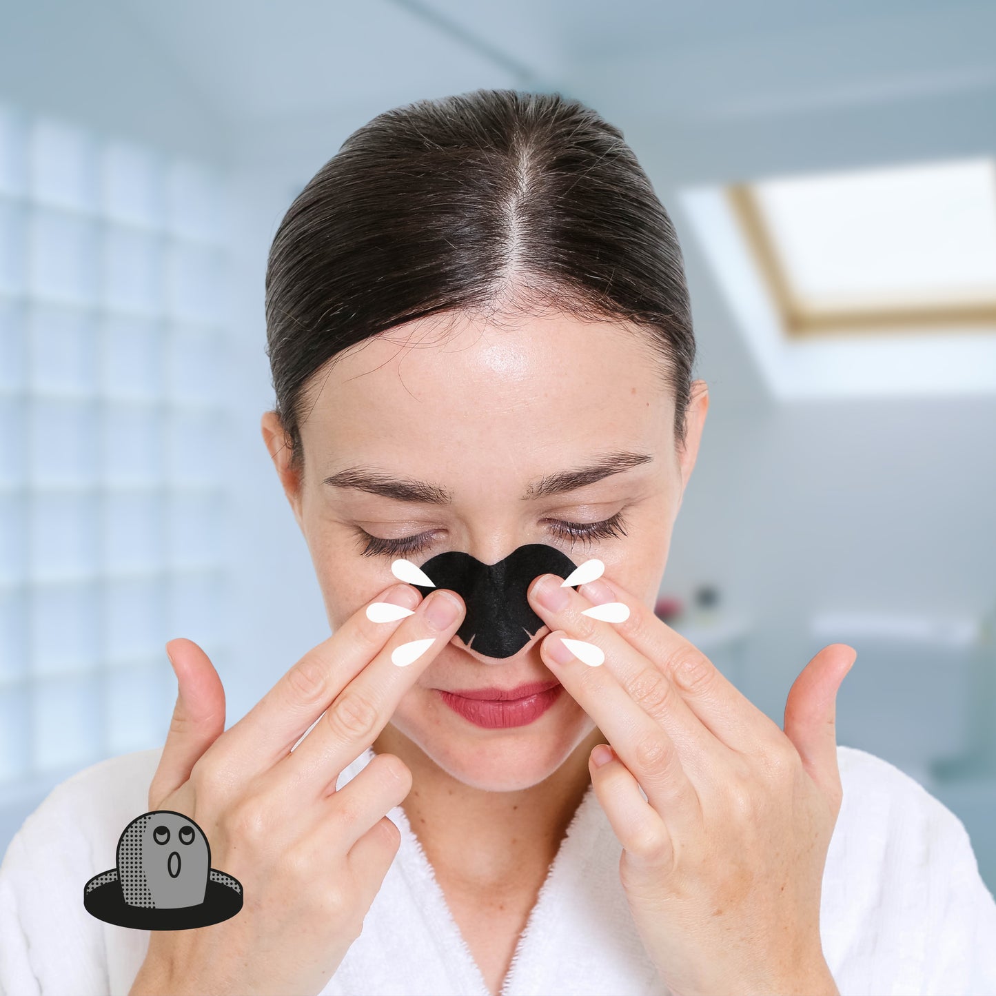lattcare Charcoal nose pore strips -6P