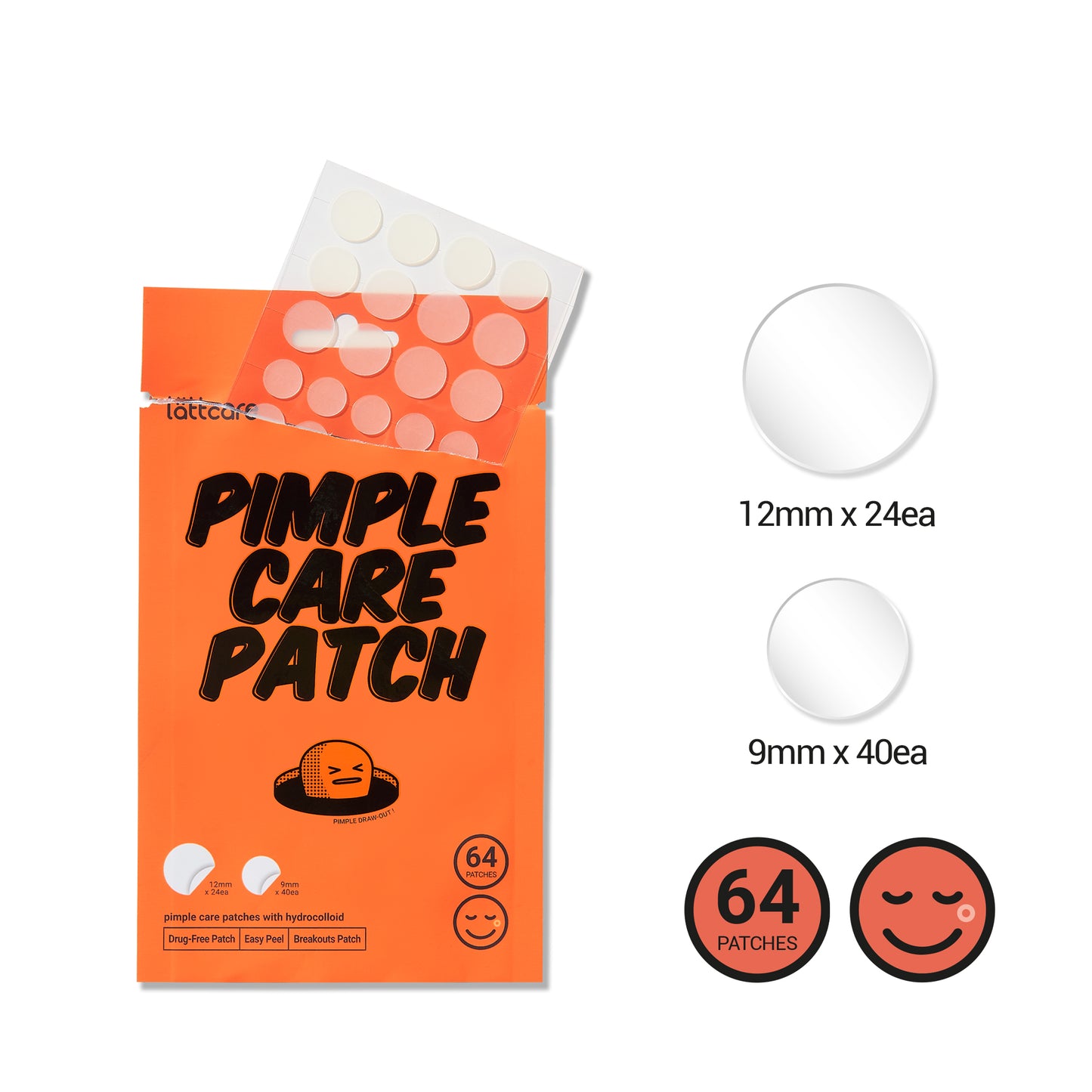 lattcare pimple care patch 64 Patches