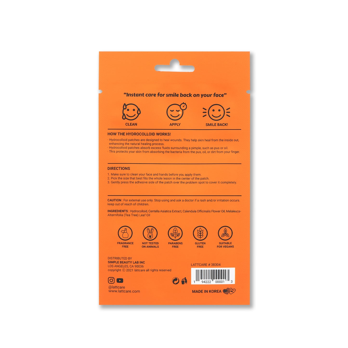 lattcare pimple care patch 64 Patches
