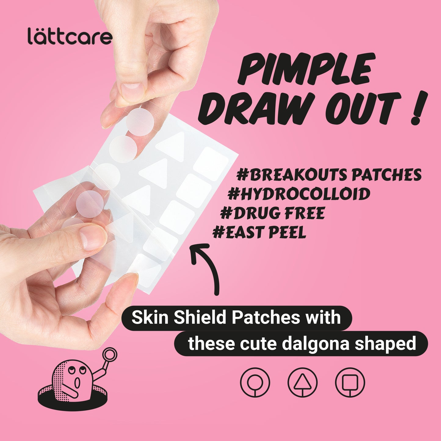 lattcare dalgona skin shield patch-15P