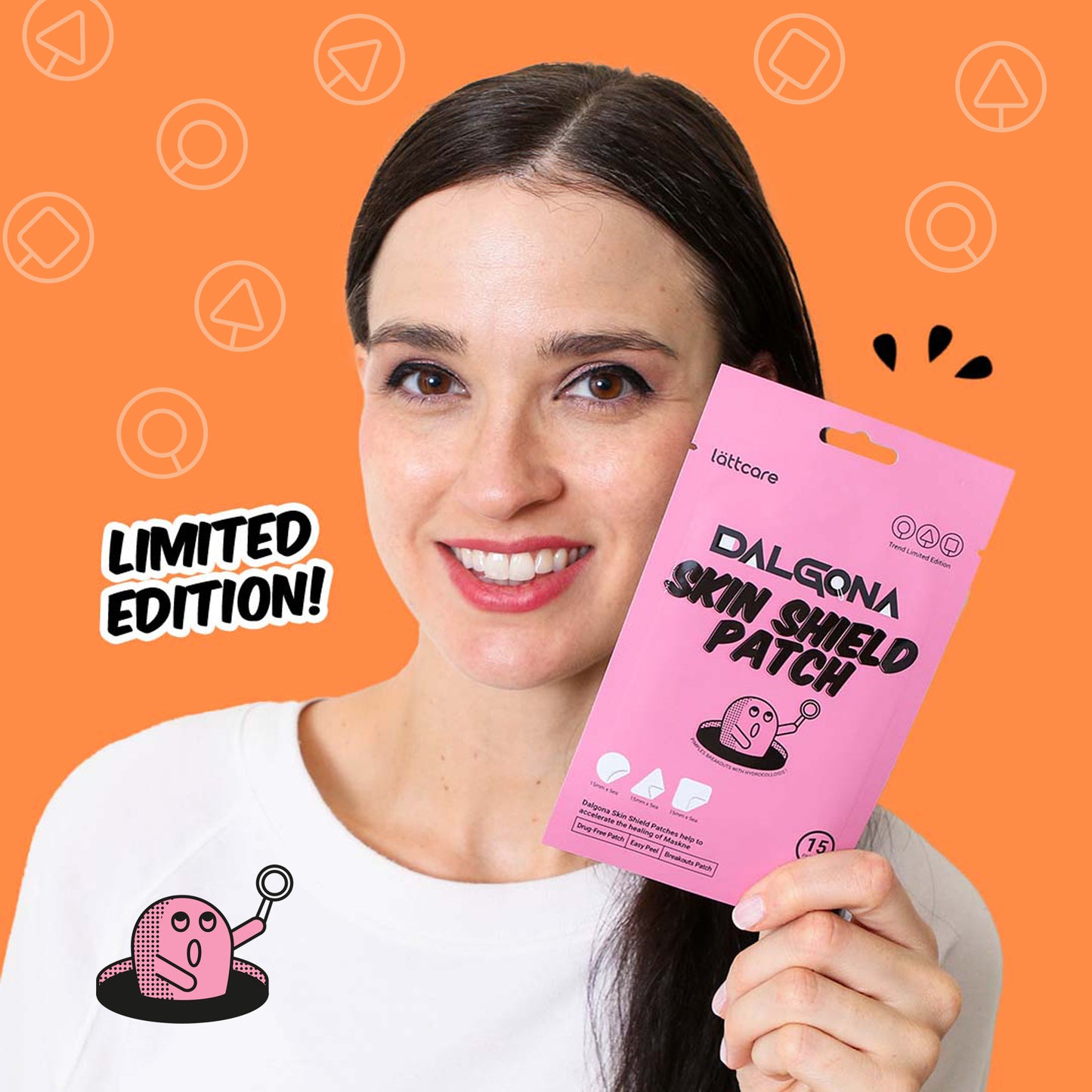 lattcare dalgona skin shield patch-15P