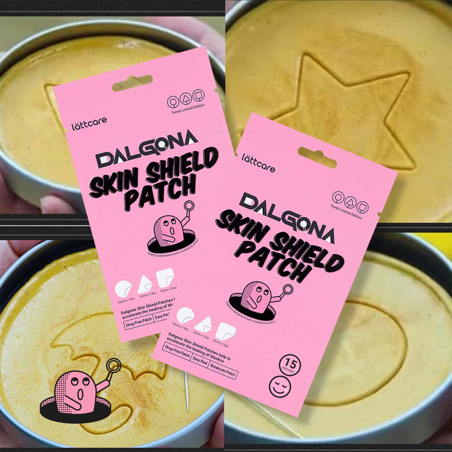 lattcare dalgona skin shield patch-15P