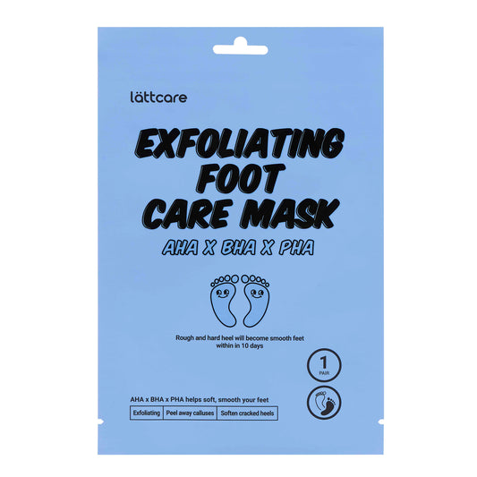 lattcare exfoliating foot care mask - 1pair